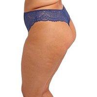 Elomi Lace Thong - Blue