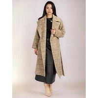Little Mistress Wool Blend Coat - Beige