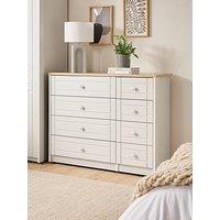 One Call Alderley 4+4 Drawer Ready Assembled Chest