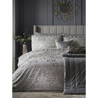 Laurence Llewelyn-Bowen Firenza Duvet Cover Set In Silver
