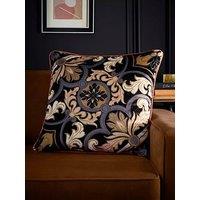 Laurence Llewelyn-Bowen Festivo Filled Cushion- Black