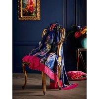 Laurence Llewelyn-Bowen Cotswold Fantasia Throw- Navy
