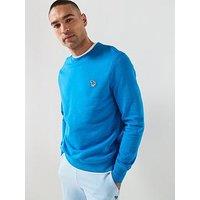 Ps Paul Smith Zebra Crew Sweatshirt - Blue