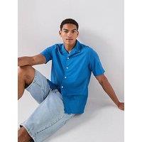 Ps Paul Smith Regular Short Sleeve Shirts - Blue