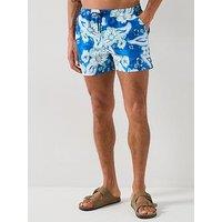 Ps Paul Smith Riso Floral Swim Short - Light Blue