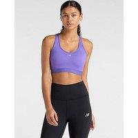 New Balance Womens Running Essential Run Bra - Purple