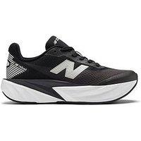 New Balance Junior Unisex Running Fuelcell Rebel V5 Trainers - Black/White