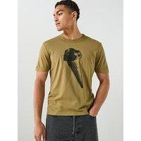 Ps Paul Smith Regular Fit Ice Cream Cone Graphic T-Shirt - Green