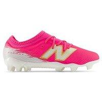 New Balance Junior Furon Academy Firm Ground Football Boots - Pink