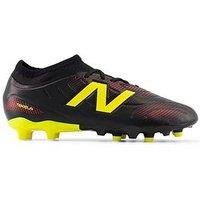 New Balance Junior Tekela Academy Firm Ground Football Boots - Black/Yellow