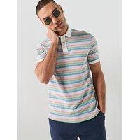 Ps Paul Smith Regular Fit Striped Polo Shirt - Multi