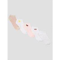 The Very Collection 5 Pack Fruit Trainer Liner Socks - Multi