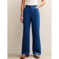 New Look Adalae Wide Leg Jeans - Blue