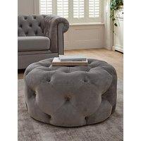 The Very Collection Chester Fabric Footstool
