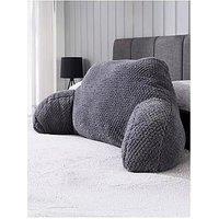 Very Home Waffle Cuddle Cushion - Charcoal