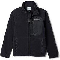 Columbia Junior Unisex Fast Trek V Full Zip Fleece - Black