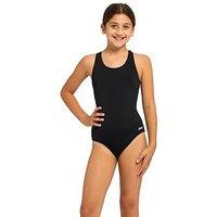 Zoggs Junior Girls Cottesloe Sportsback Swimsuit - Black