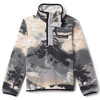 Columbia Junior Boys Helvetia Ii Printed Half Snap Fleece - Grey