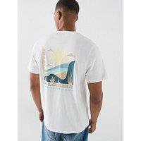 Columbia Mens Csc Outdoor Back Graphic T-Shirt - White