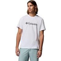 Columbia Mens Csc Basic Logo T-Shirt - White