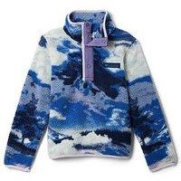 Columbia Junior Boys Helvetia Ii Printed Half Snap Fleece - Navy