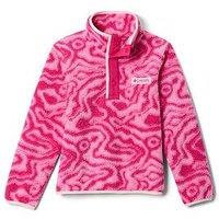 Columbia Junior Girls Helvetia Ii Printed Half Snap Fleece - Pink