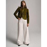 Mint Velvet Olive Jacket - Green