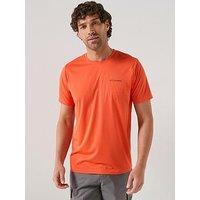 Columbia Mens Hike Crew T-Shirt - Red