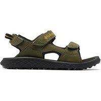 Columbia Mens Konos Hiker 3 Strap Sandals - Green