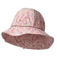 Wheat Baby Girls Uv Floral Sunhat - Pink