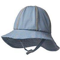 Wheat Baby Boys Uv Stripe Sunhat - Blue