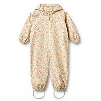 Wheat Girls Mika Flowers & Seashell Printed Rainsuit - Pink