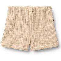 Wheat Baby Boys Sibling Cheesecloth Co-Ord Shorts - Beige