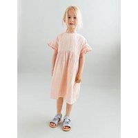 Wheat Girls Sibling Cheesecloth Dress - Pink