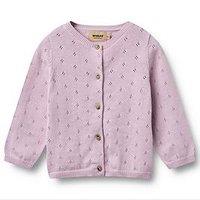 Wheat Baby Girls Maia Knitted Cardigan - Purple