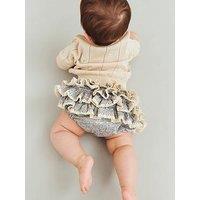 Wheat Baby Girls Malvina Short Sleeve Knitted Top - Beige