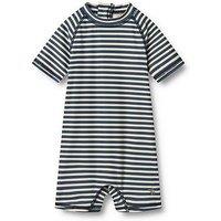 Wheat Baby Boys Stripe Short Sleeve Rashsuit - Blue