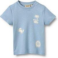 Wheat Baby Boys Short Sleeve Tshirt - Blue