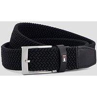 Tommy Hilfiger Adan 35 Elastic Woven Belt - Black