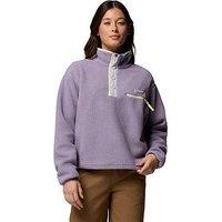 Columbia Womens Helvetia Ii Cropped Half Snap Fleece - Purple