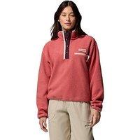Columbia Womens Helvetia Ii Cropped Half Snap Fleece - Red