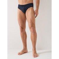 Tommy Hilfiger Essential Small Flag Swim Briefs - Black