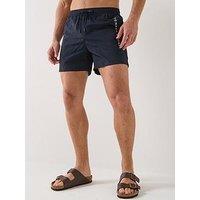 Tommy Hilfiger Side Linear Logo Swimshorts - Navy