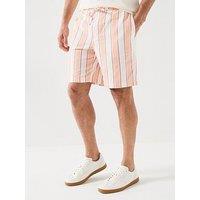 Tommy Hilfiger Pastel Stripe Shorts - Orange