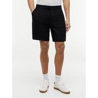 Tommy Hilfiger Dover Sorona Linen Shorts - Black
