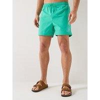 Tommy Hilfiger Mono Script Ithaca Medium Swim Shorts - Light Green