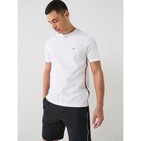 Tommy Hilfiger Global Stripe Seam T-Shirt - White