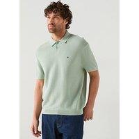 Tommy Hilfiger Cool Touch Structured Knitted Polo - Green
