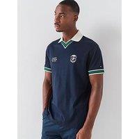 Tommy Hilfiger Retro Sports Relaxed Fit Polo Shirt - Navy