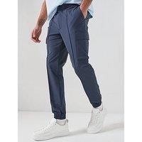 Calvin Klein Tech Dobby Cargo Pants - Blue